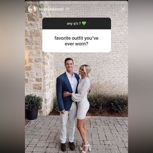 Pink lily white sequins dress